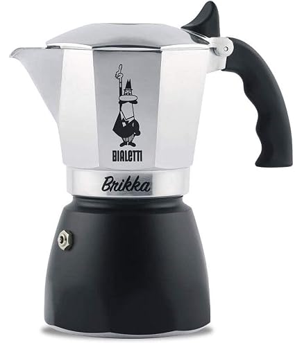 Bialetti Cabo Moka Express (9 ou 12 xícaras) - Preto, 12 x 2 x 19
